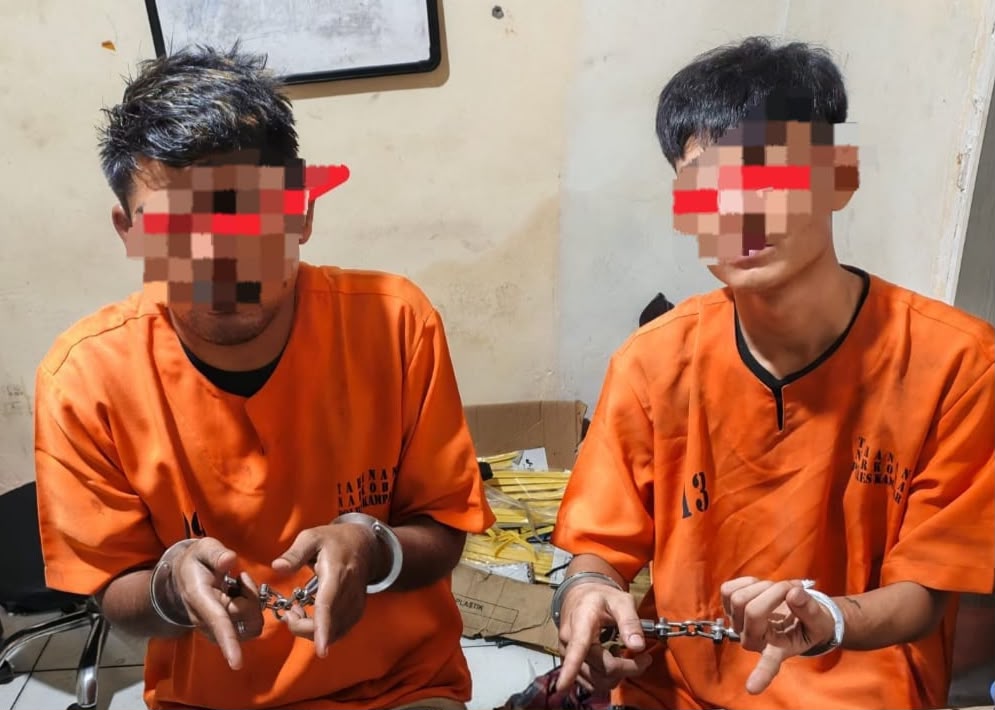 Dua Pengedar dan Kurir Sabu Ditangkap di Kampar, 6,87 Gram Narkoba Disita