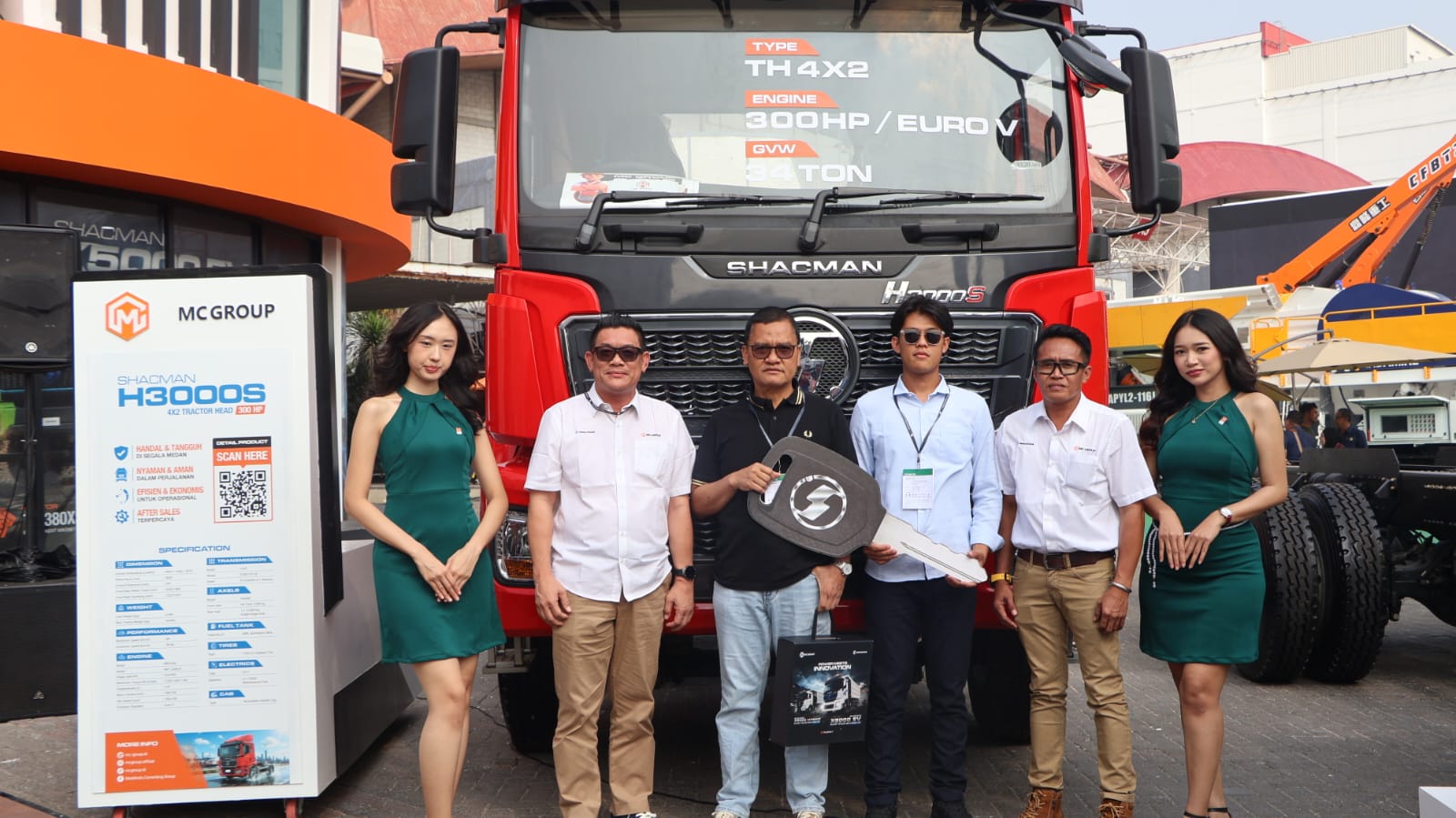 4 Hari Mining Indonesia 2026, MC Group Bukukan Penjualan 447 Unit SHACMAN
