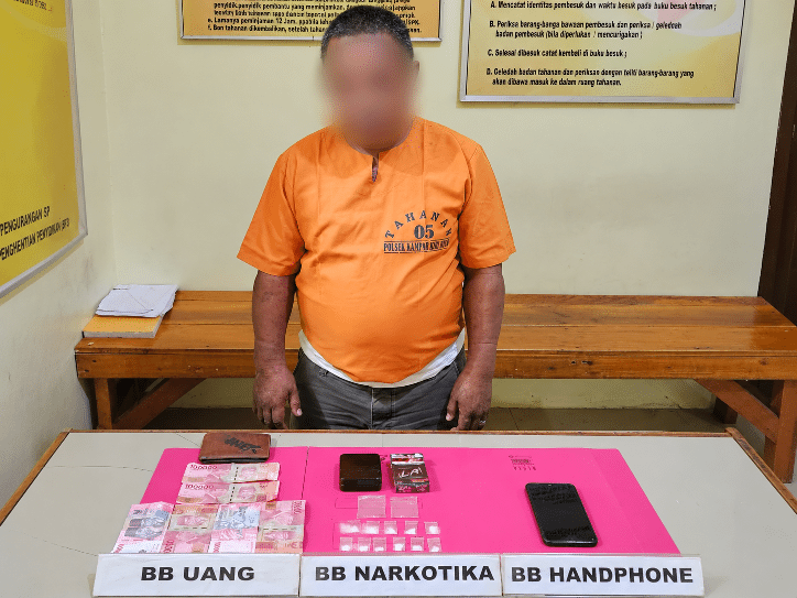 Polisi Amankan Pria di Kampar, 11 Paket Sabu Seberat 3,18 Gram Disita