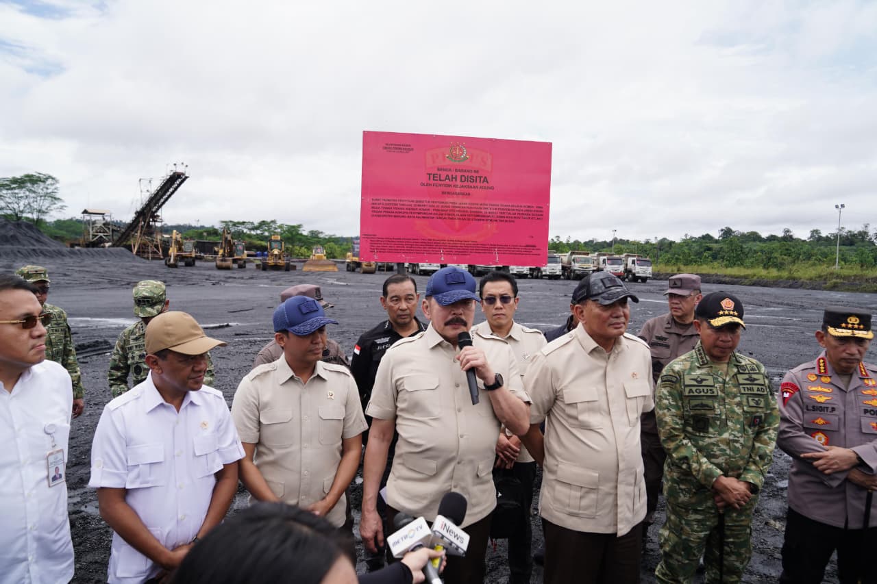 Satgas PKH Sita 1.699 Hektare Lahan Tambang Batubara PT AKT di Kalteng 