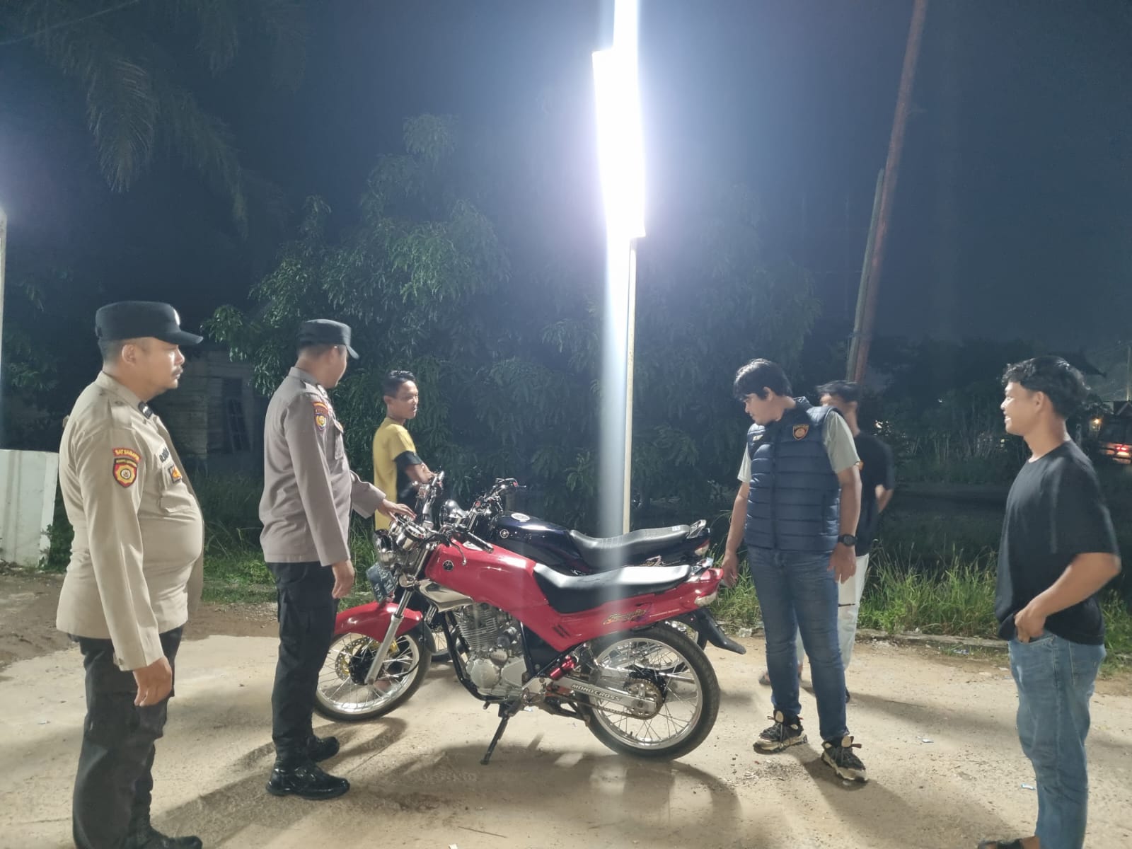 Antisipasi Aksi Balap Liar dan Premanisme di Jalinsum, Polsek Bangko Pusako Patroli Rutin 