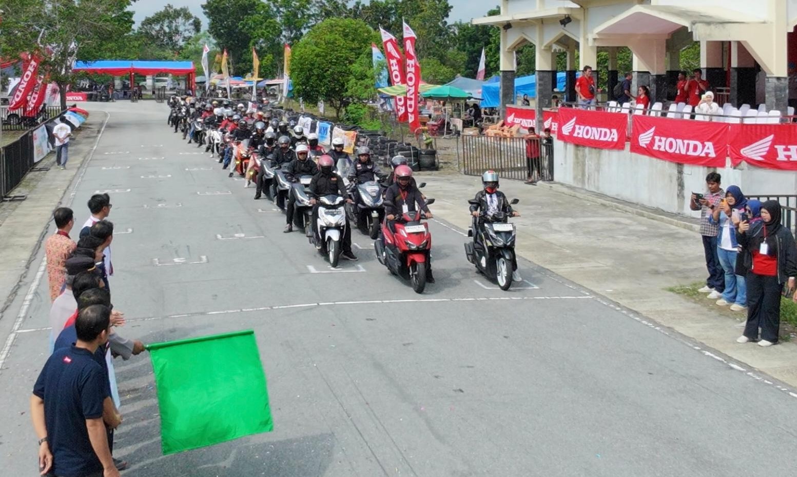 Ratusan Bikers Honda Ramaikan Astra Honda Dream Cup 2026 di Bangkinang