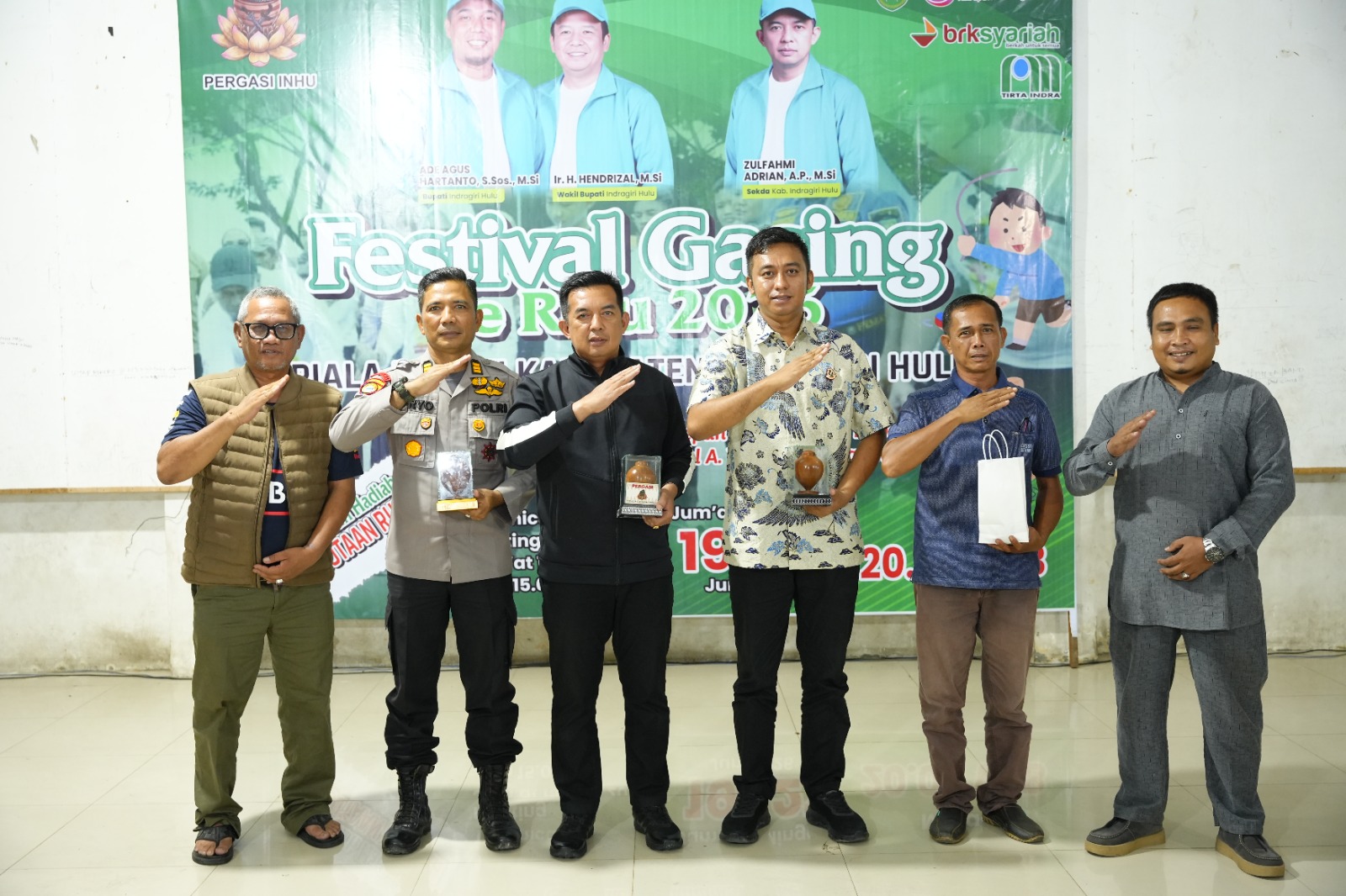 Upaya Lestarikan Tradisi Melayu, Sekda Inhu Buka Festival Gasing Se-Riau Piala Bupati 2026