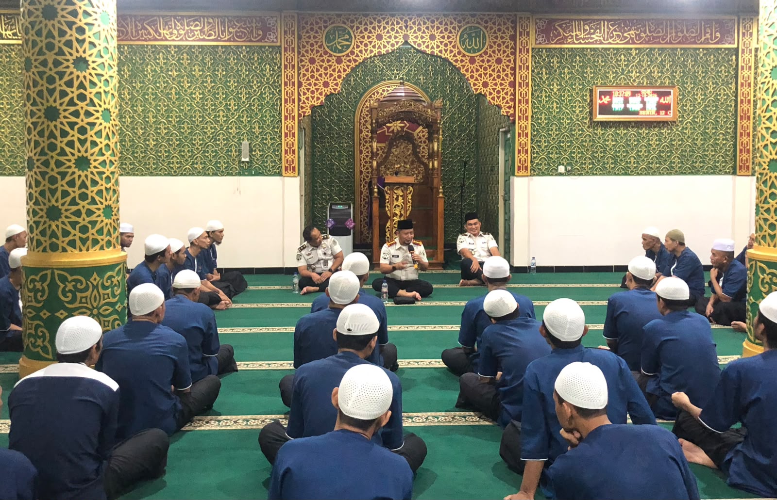 Perkuat Keimanan Warga Binaan, Kalapas Bangkinang Ajak Manfaatkan Masa Pembinaan untuk Berbenah Diri