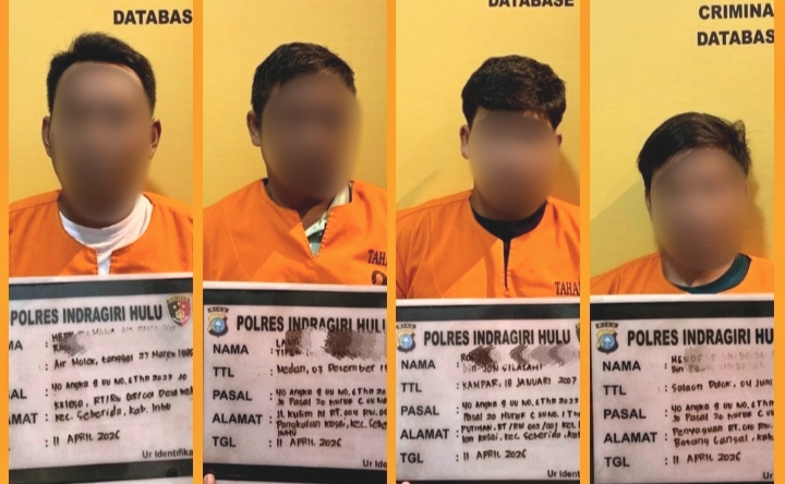 Sindikat Penyelewengan Solar di Inhu Ditangkap Polisi