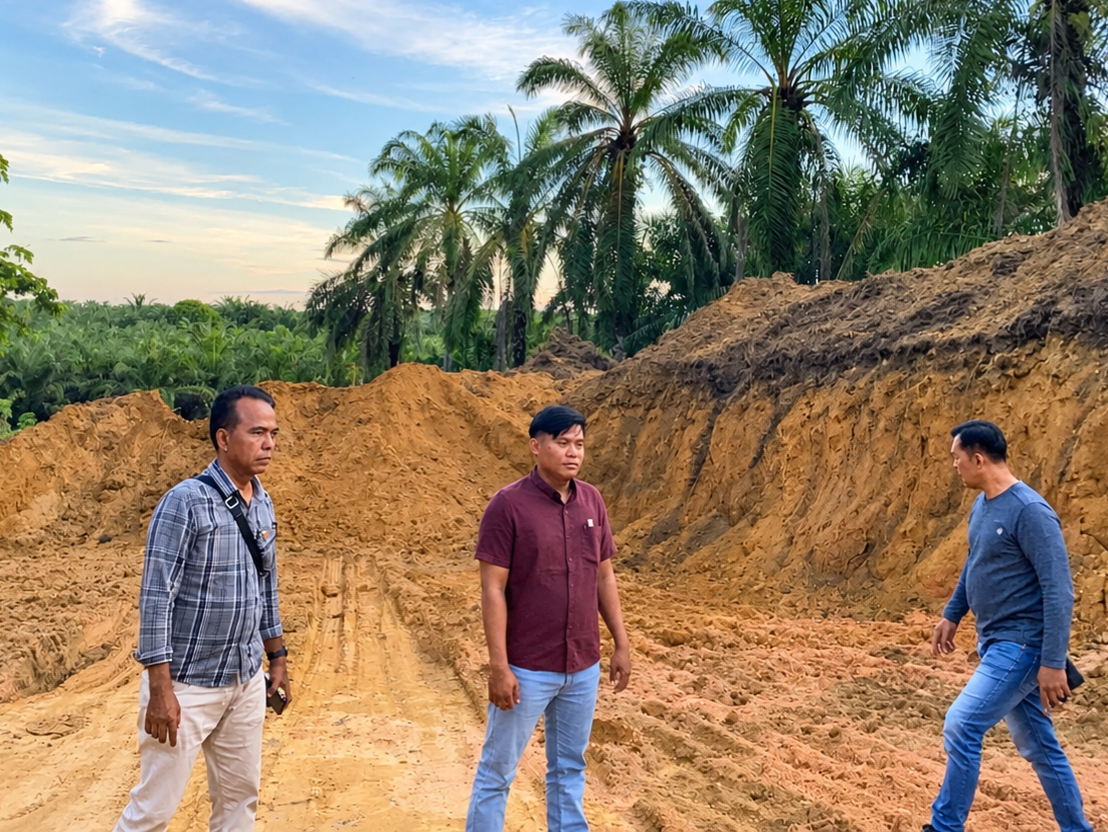 Polsek Tapung Tindak Lanjuti Laporan Galian C Ilegal di Bencah Kelubi Kampar