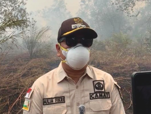 Karhutla Bengkalis Meluas, Warga Bantan Belum Mengungsi