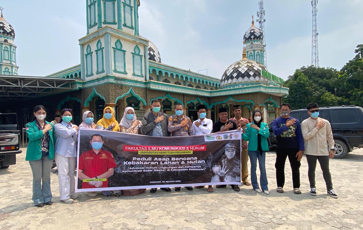 Kabut Asap Makin Pekat, UHT Pekanbaru Turun ke Pelalawan: Warga Diingatkan Soal Hak atas Lingkungan Sehat