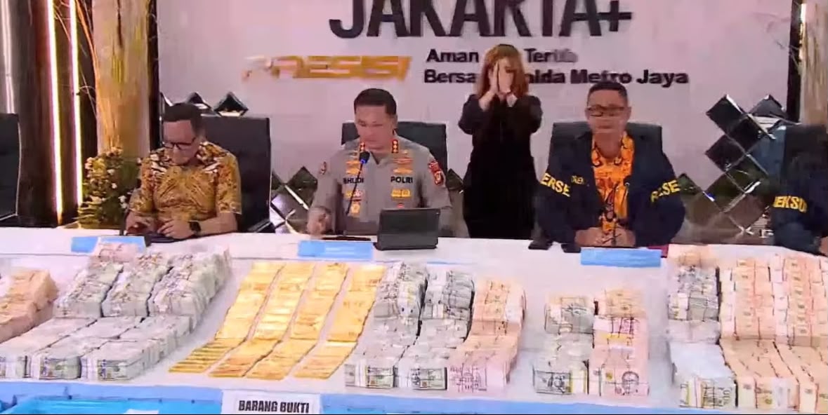 Polda Metro Jaya Ungkap Geledah 12 Lokasi, Sita 74 Kg Emas hingga Tumpukan Valuta Asing