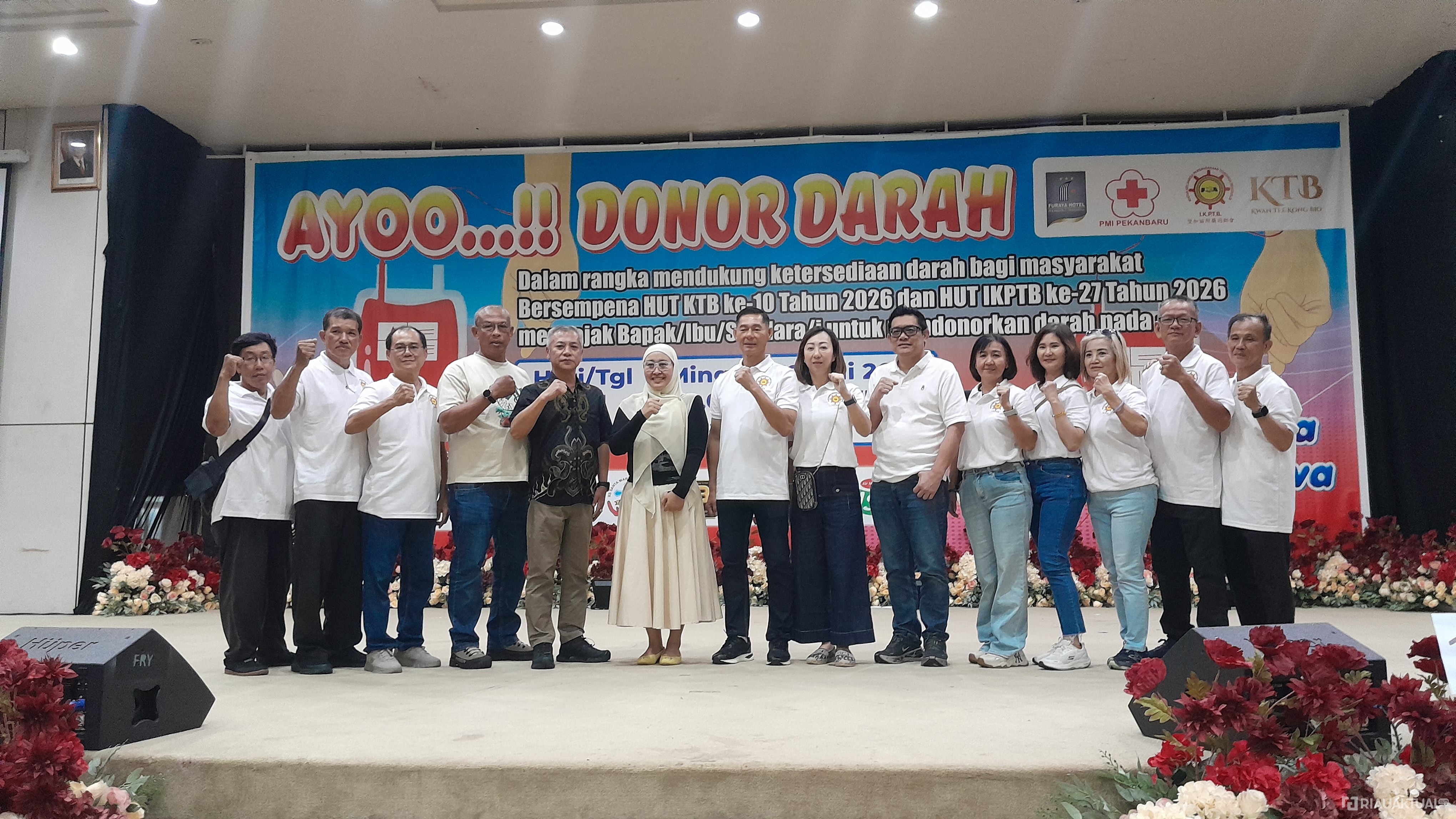 Donor Darah Sukses, IKPTB dan Kwan Tee Kong Bio Kumpulkan 1.550 Kantong Darah dalam Sehari