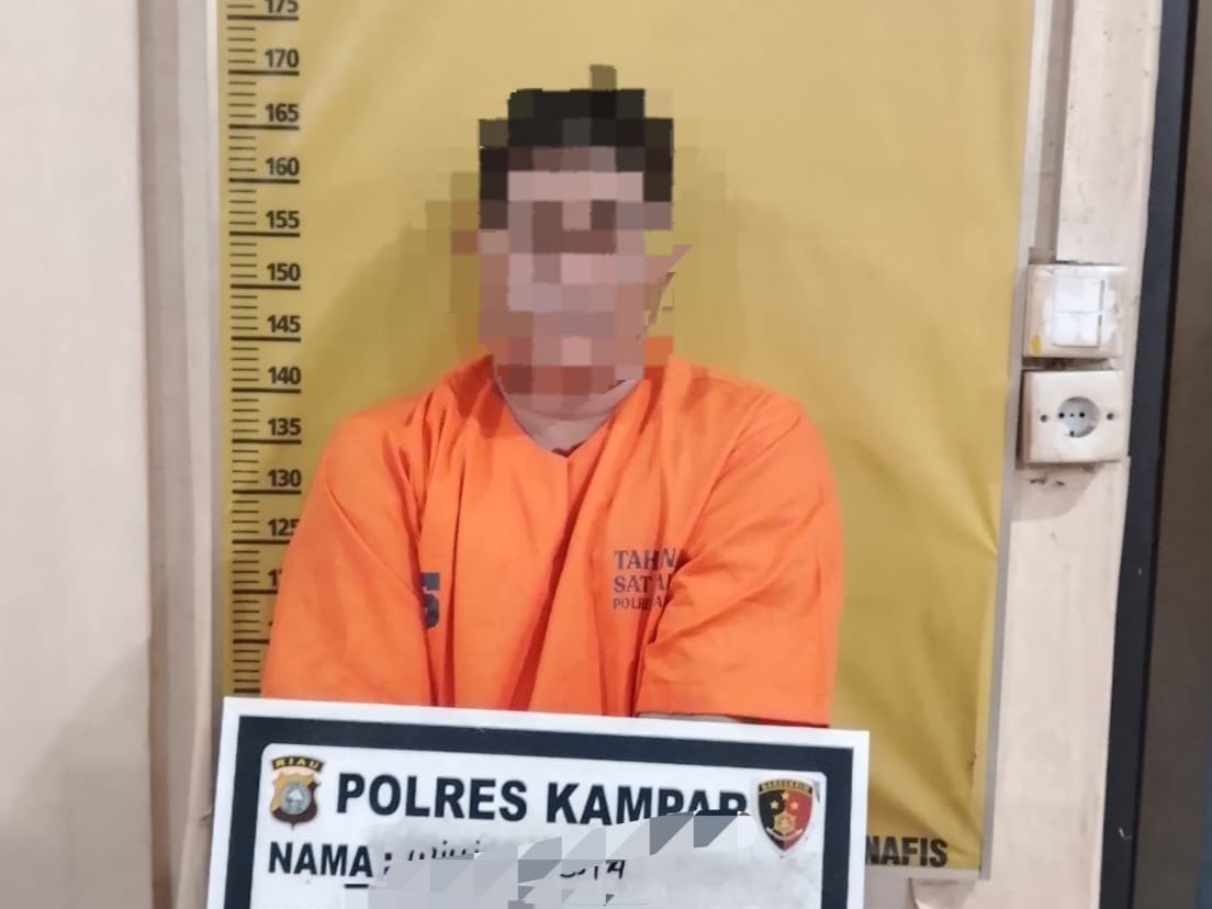 Bejat, Ayah di Kampar Tega Cabuli Anak Tiri dan Miliki Sabu