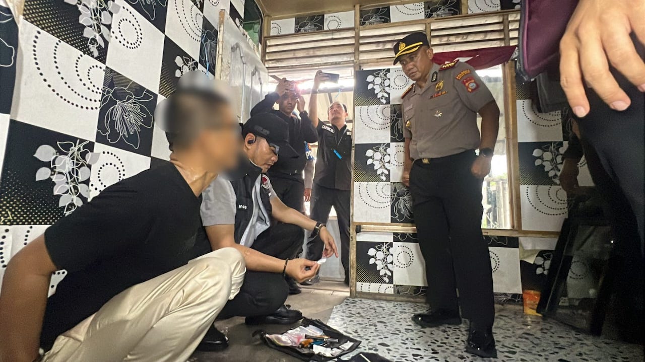 Razia Narkoba di Pangeran Hidayat, Polisi Sita 19,42 Gram Sabu dan Ganja