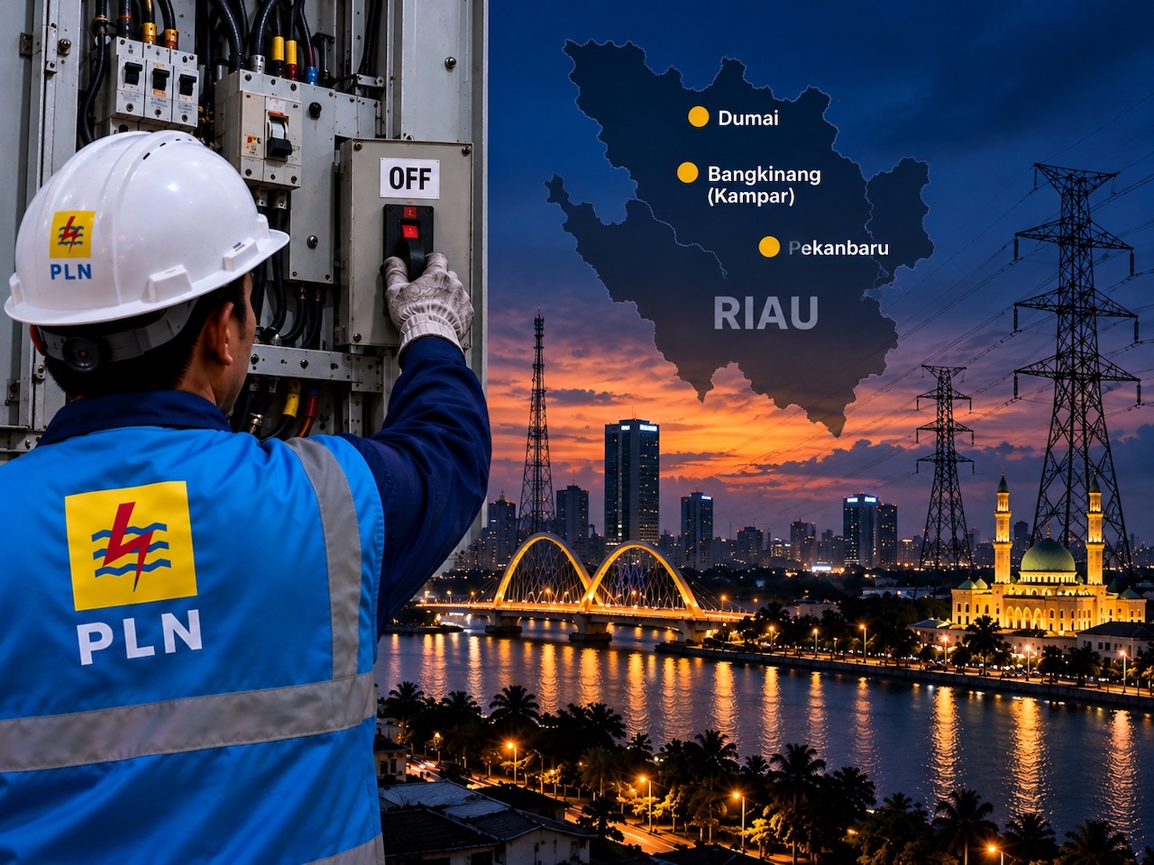 Selain Pekanbaru, Ini Kabupaten Kota di Riau yang Terdampak Pemadam Bergilir PLN