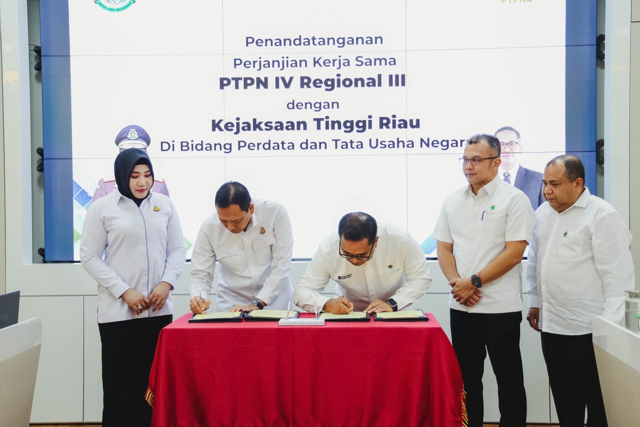 PTPN IV Regional III dan Kejati Riau Perkuat Kerja Sama Bidang Hukum