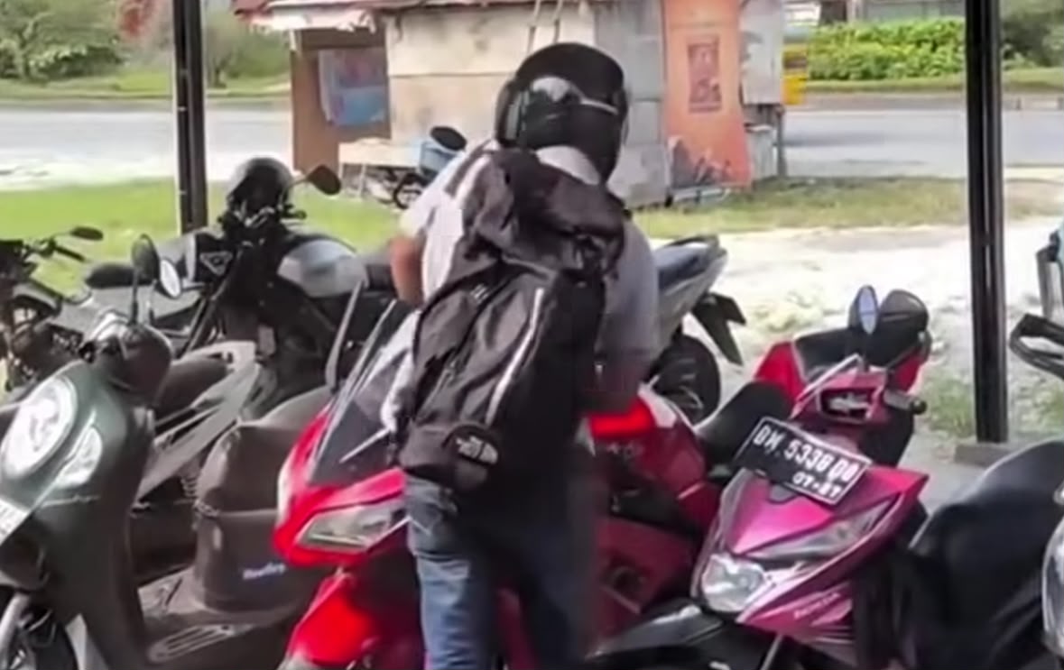 Pria di Pekanbaru Kabur Saat Kepergok Warga Mau Curi Motor