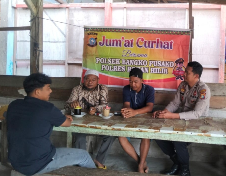 Jumat Curhat di Bangko Pusako, Polisi Serap Keluhan Warga Soal Kamtibmas