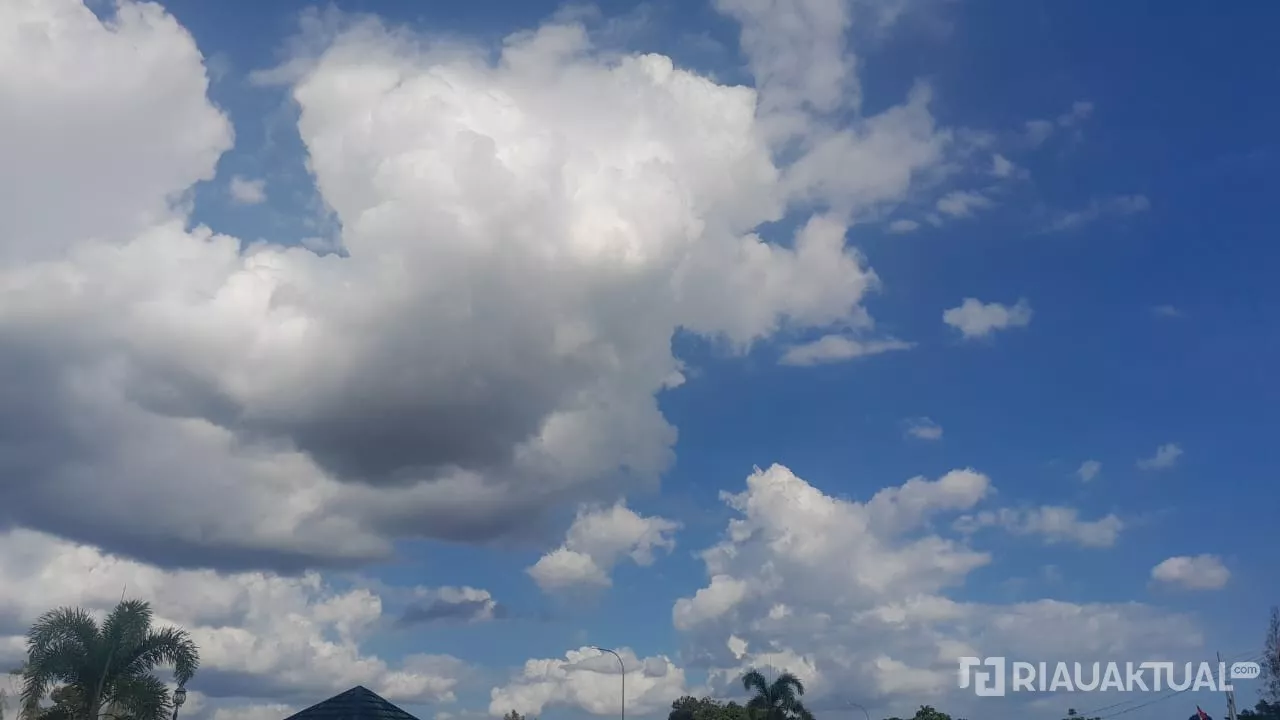 Cuaca Riau 5 Maret: Siang Cerah Berawan, Malam Berpotensi Hujan Deras 