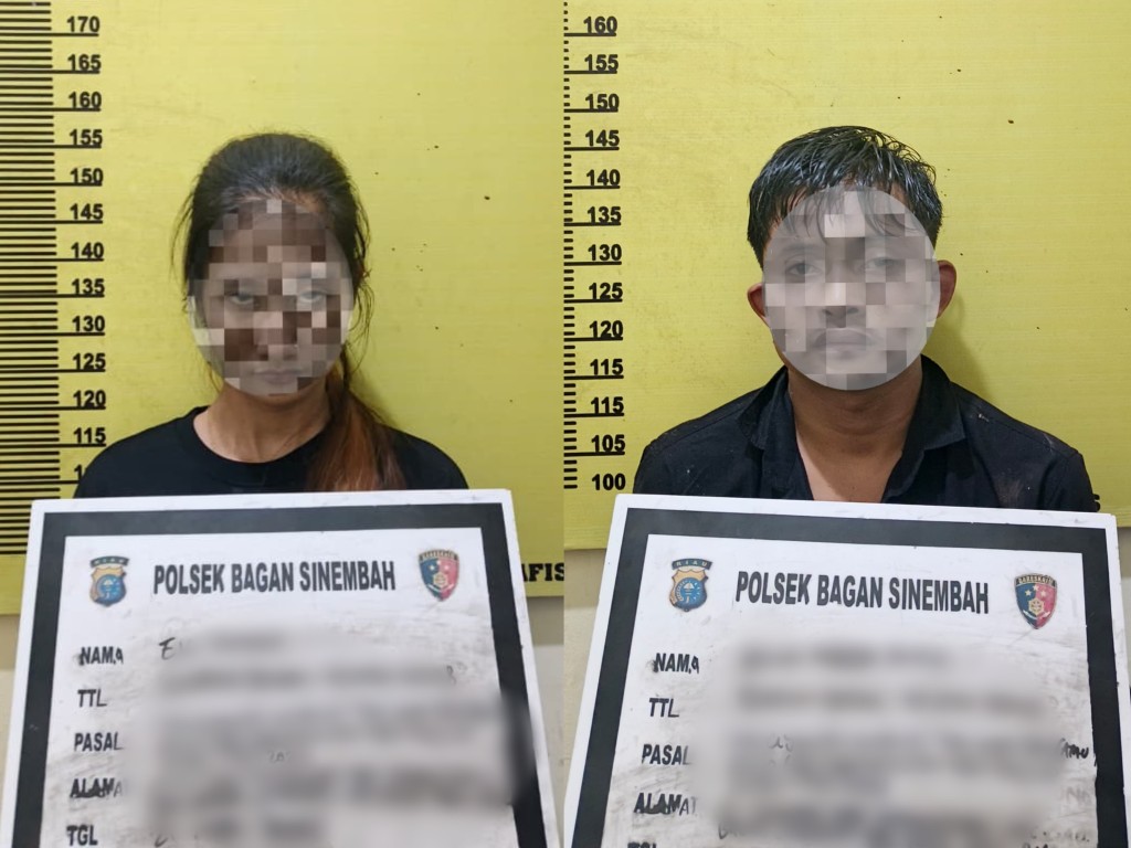 Dua Pengedar Narkoba Diciduk Polsek Bagan Sinembah di Penginapan, Sabu dan Ekstasi Diamankan