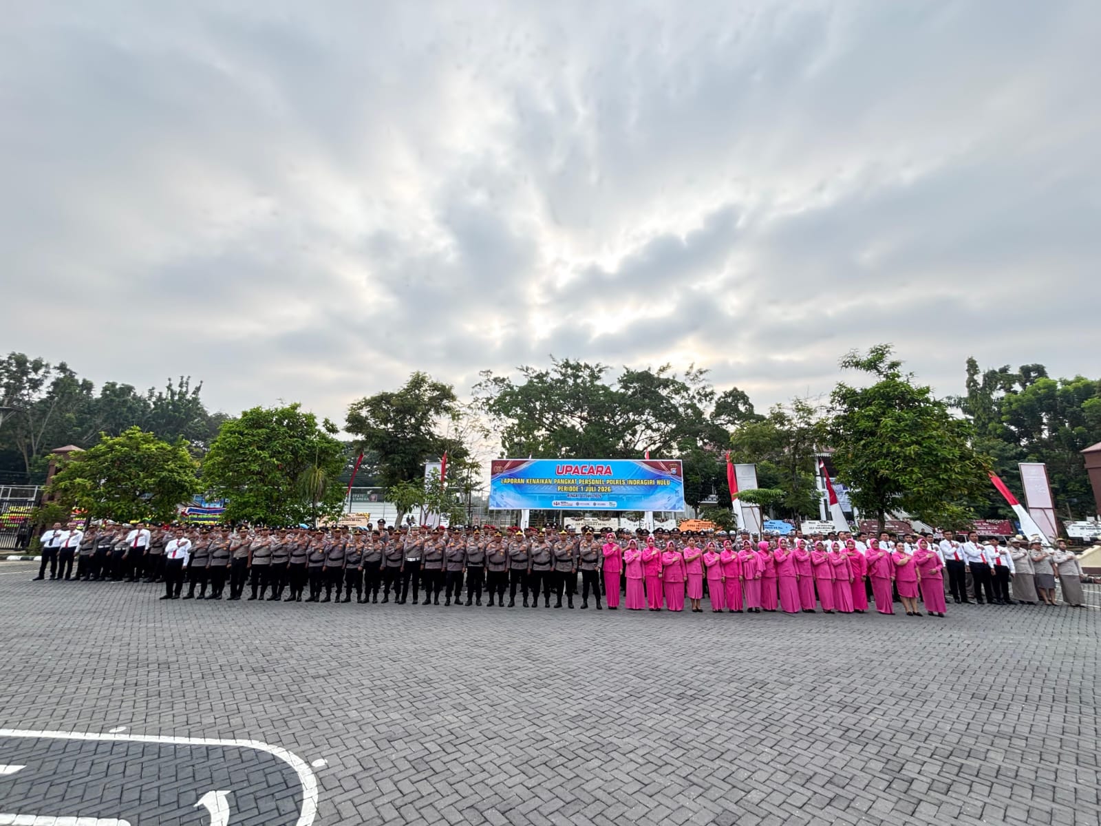 64 Personel Polres Inhu Naik Pangkat, Kapolres: Ini Amanah untuk Melayani Masyarakat