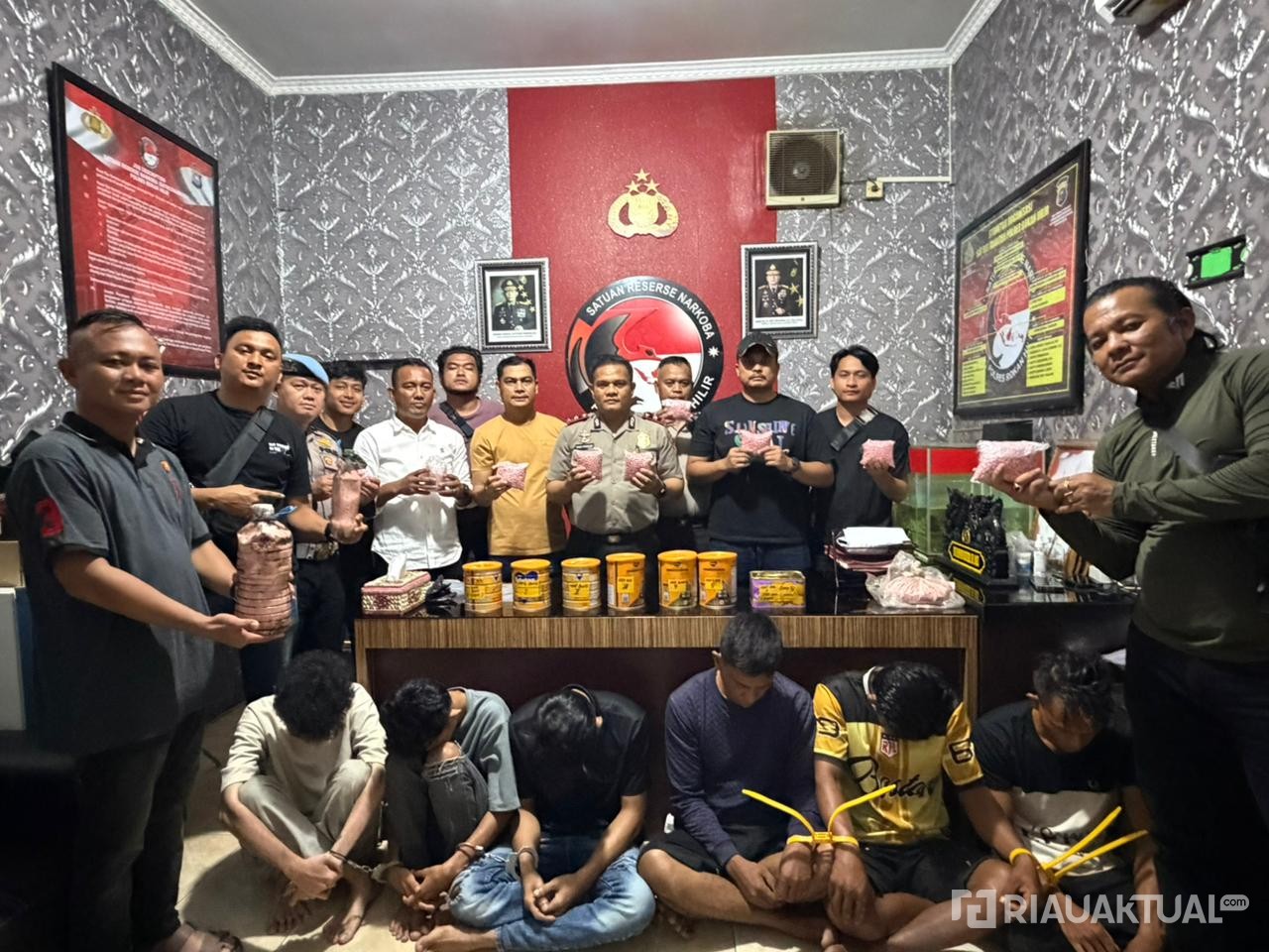 Satresnarkoba Polres Rohil Gagalkan Peredaran 8.136 Butir Ekstasi