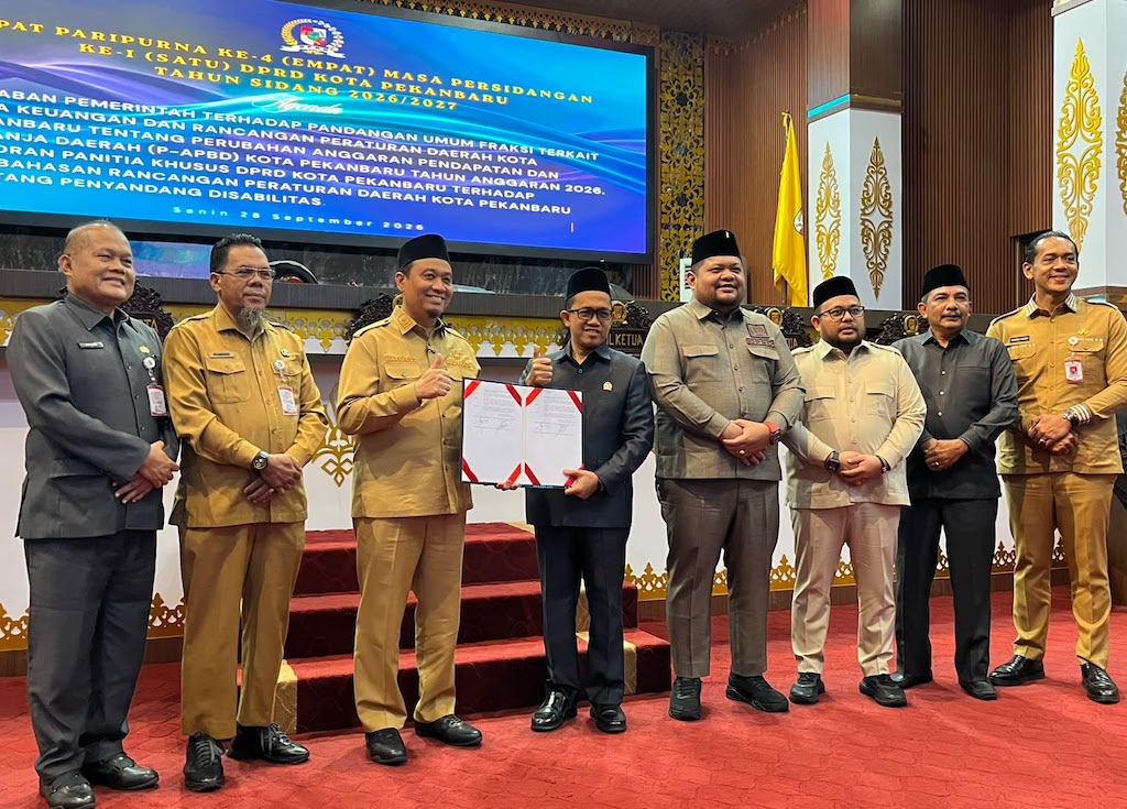 APBD-P Pekanbaru 2026 Rp3,25 Triliun, Pemko Fokus Perbaikan Jalan dan Drainase