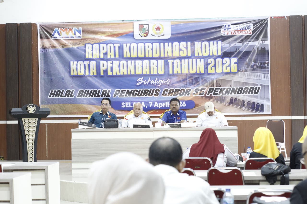 KONI Pekanbaru Bentuk TPP, Siap Gelar Musorkot 2026 Secara Transparan