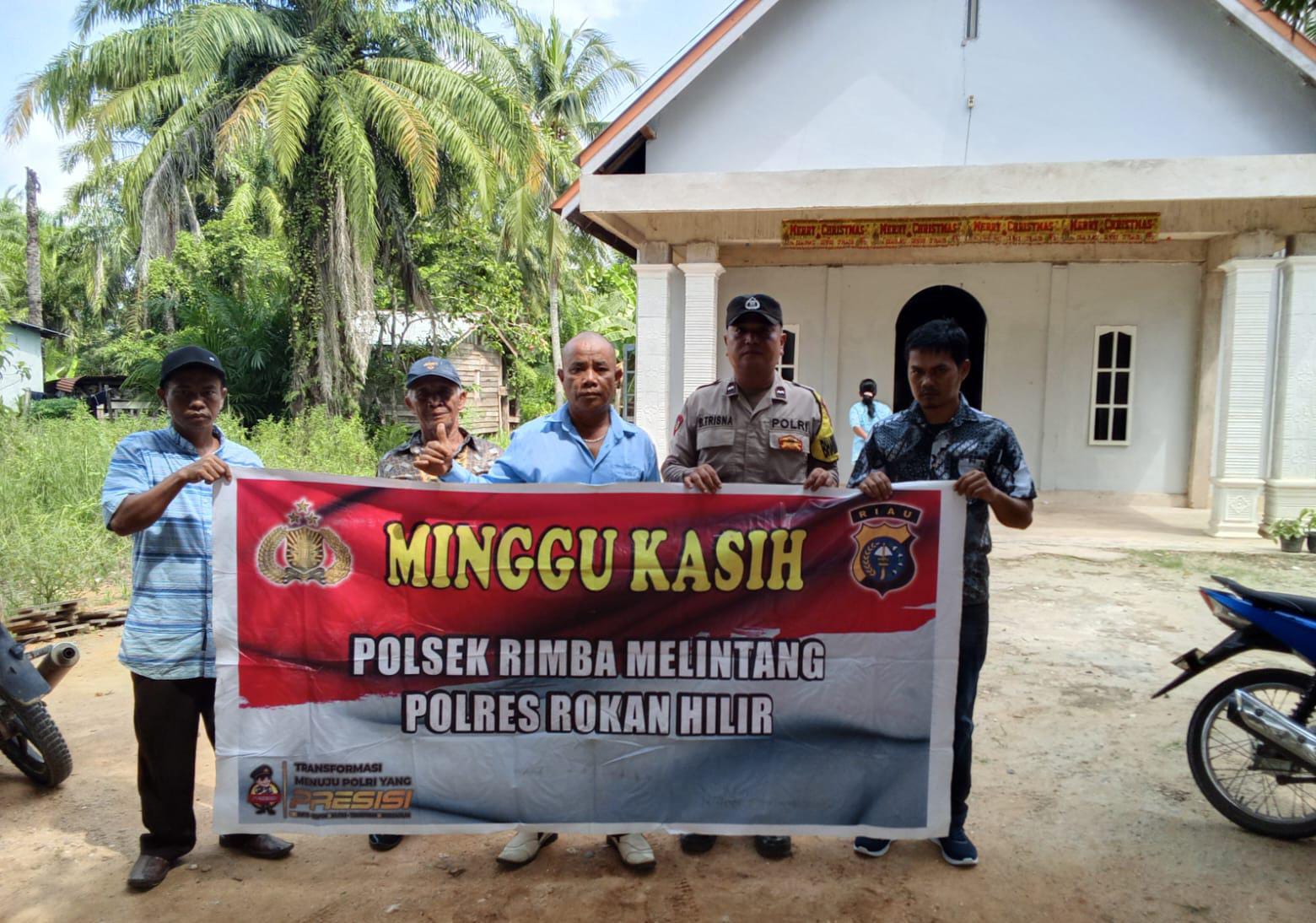Minggu Kasih di GBI Seremban Jaya, Polsek Rimba Melintang Sampaikan Pesan Kamtibmas dan Bahaya Narkoba