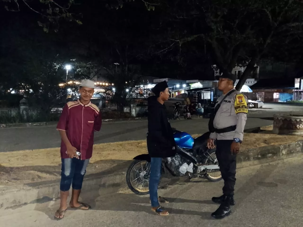 Patroli Blue Light Polsek Rimba Melintang untuk Cegah Kriminalitas
