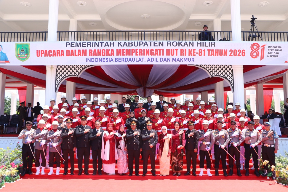 HUT RI ke-81 di Rohil, Kapolres: Semangat Kemerdekaan Diwujudkan Melalui Kerja Nyata