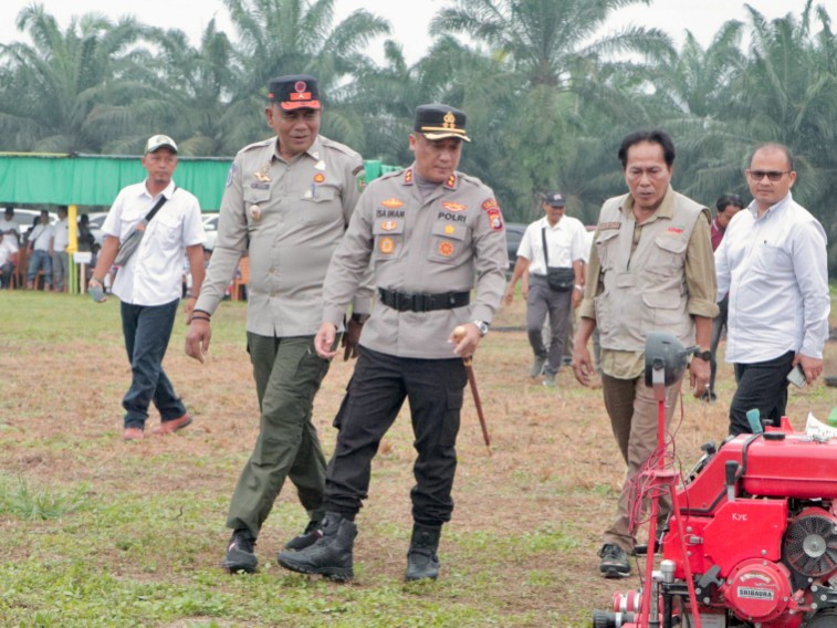 Apel Siaga Karhutla di Rohil, Kapolres: Tak Ada Ampun bagi Pembakar Lahan