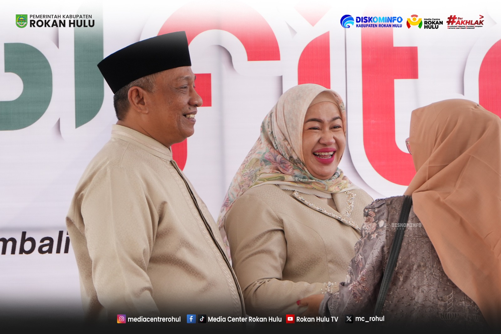 Open House Idul Fitri di Rumah Dinas Bupati Rohul, Anton Tekankan Kebersamaan dan Pelayanan