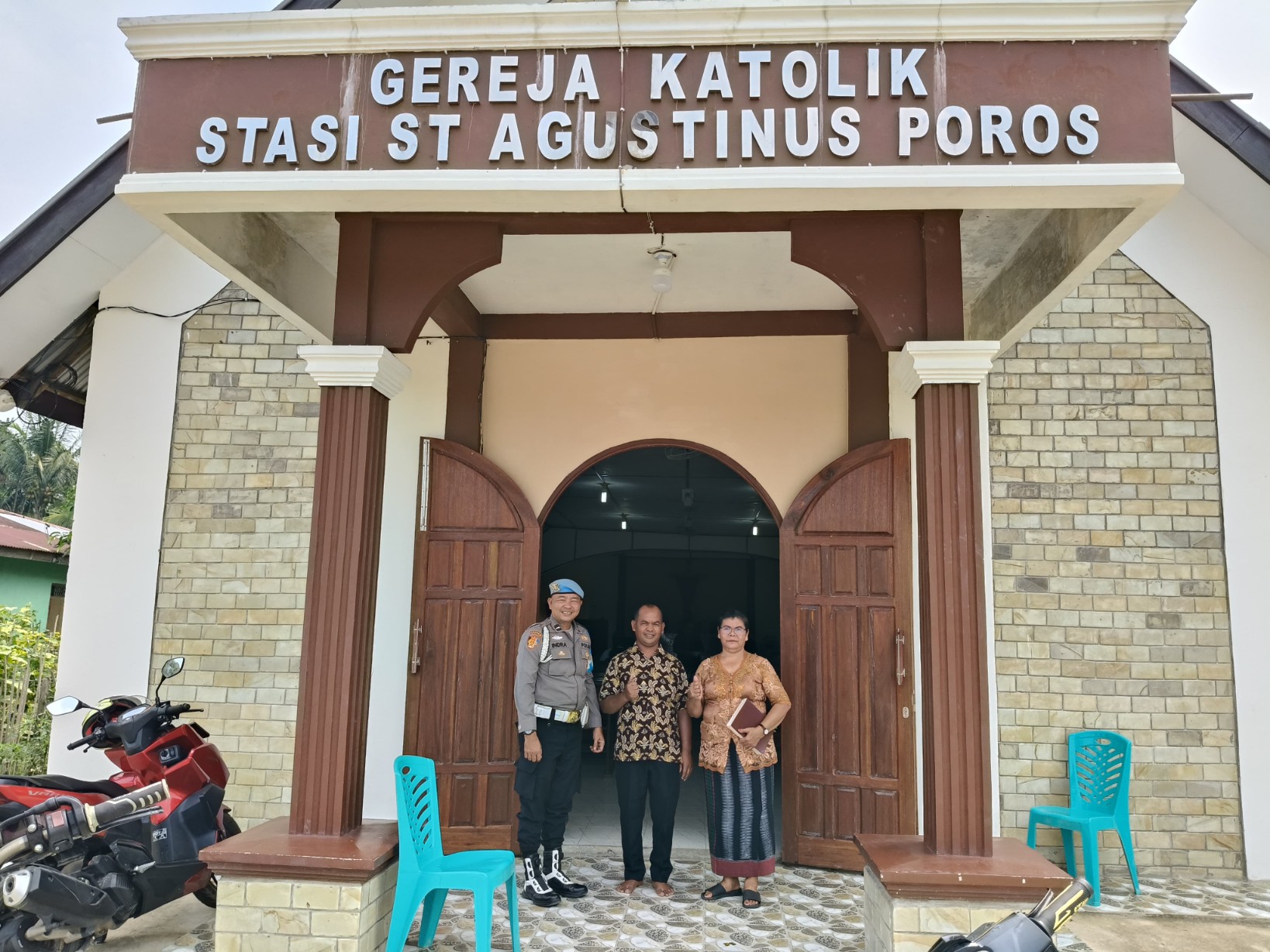 Jumat Agung Aman, Polsek Rimba Melintang Jaga 14 Gereja