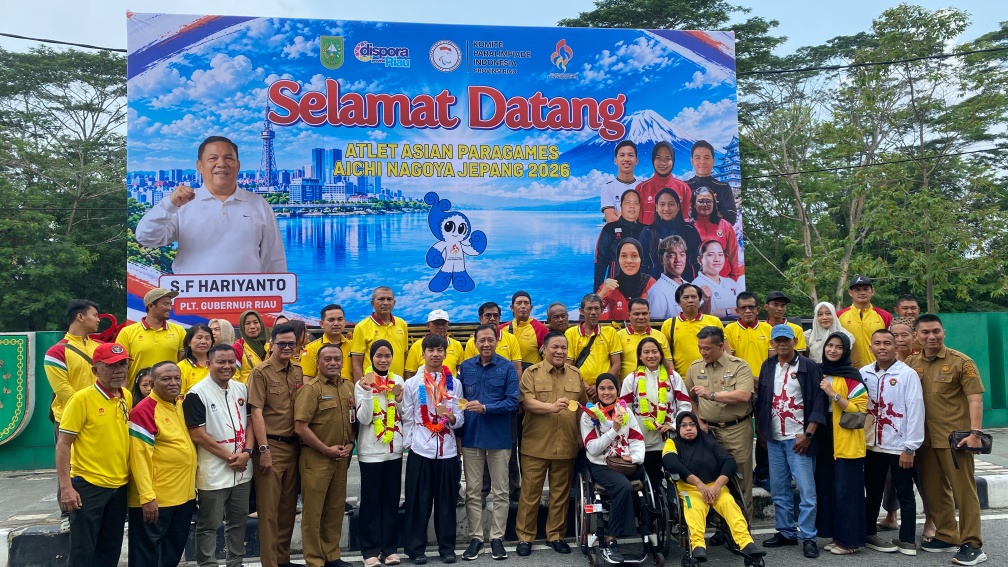 Raih 9 Medali di ASEAN Games ke-V, Atlet Paralimpik Riau Disambut SF Hariyanto