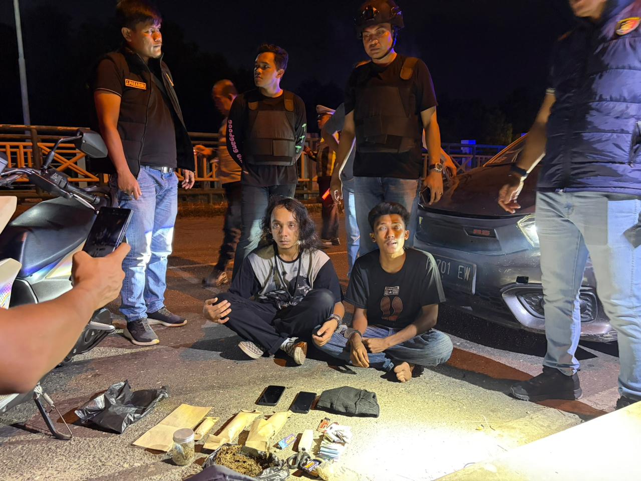 Lagi Patroli, Tim Raga Polres Dumai Bongkar Transaksi Ganja 300 Gram