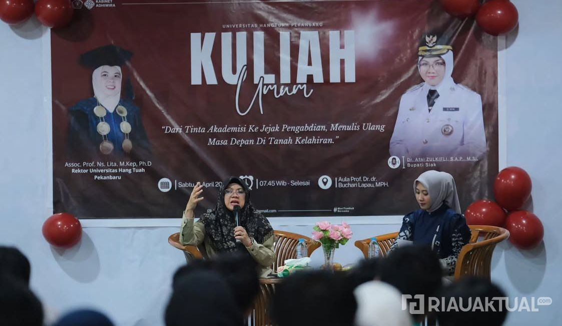 Kuliah Umum di UHTP, Bupati Siak Sebut Pentingnya Peran Mahasiswa Sebagai Agen Perubahan