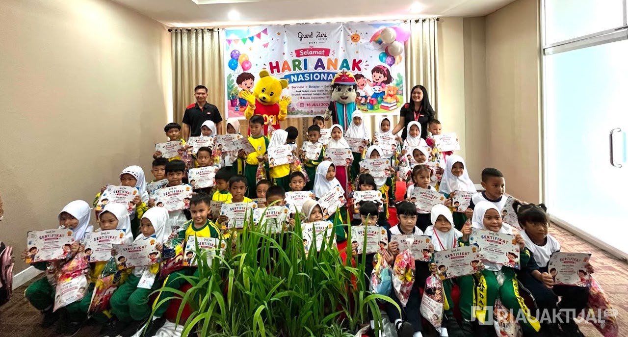 Sambut Hari Anak Nasional 2026, Hotel Grand Zuri Duri Ajak Anak-Anak Adu Kreativitas
