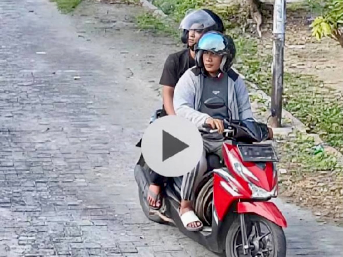 Viral! Bocah Perempuan di Pekanbaru Jadi Korban Jambret