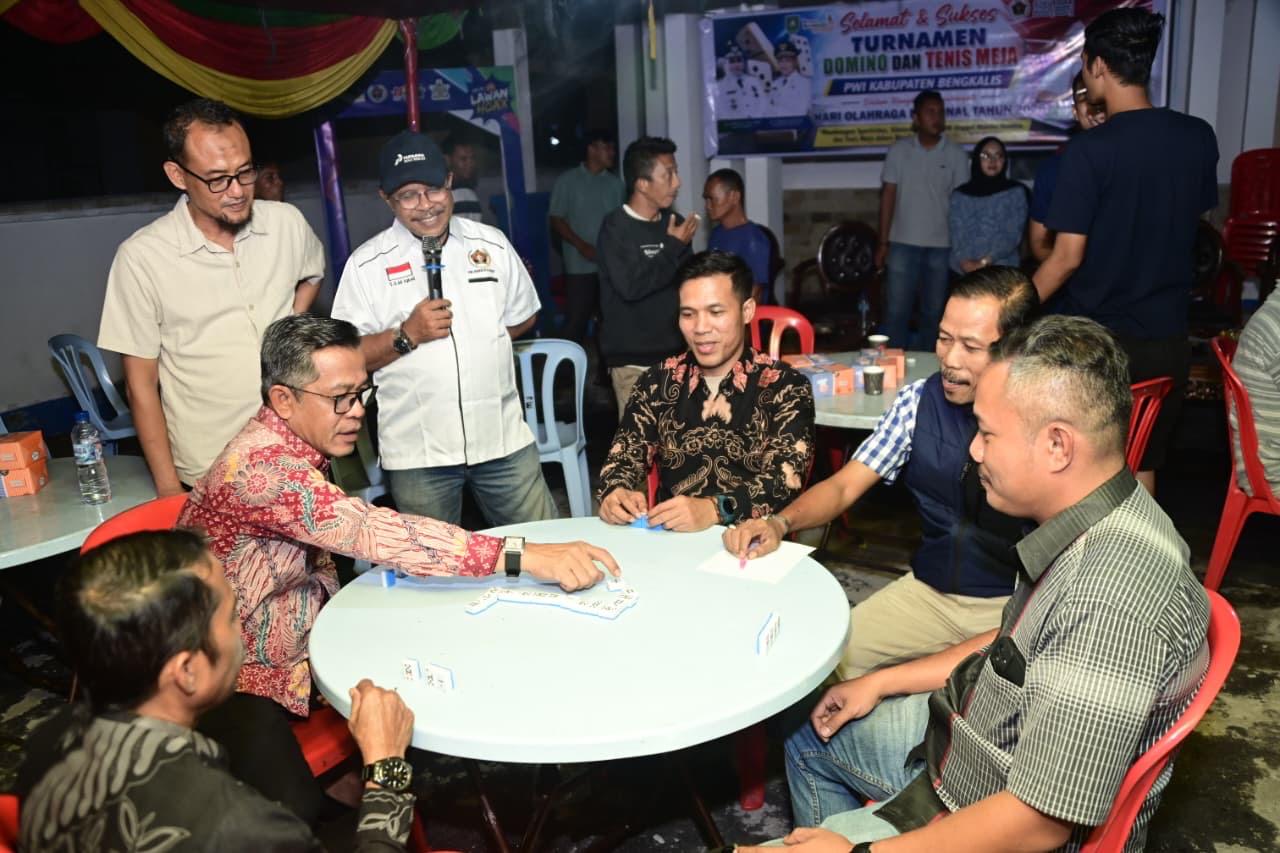SIWO PWI Bengkalis Gelar Turnamen Domino dan Tenis Meja Semarakkan Haornas 2026