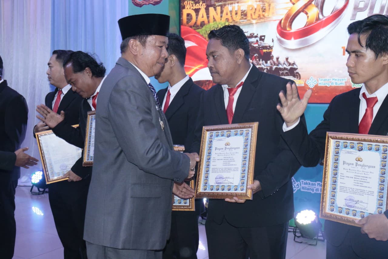 Hadiri Syukuran Hari Bhayangkara ke-80, Wabup Inhu Apresiasi Dedikasi Polri Jaga Kamtibmas