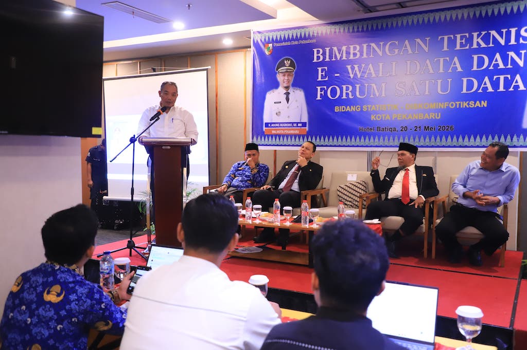 Pemko Pekanbaru Perkuat Tata Kelola Data melalui Bimtek E-Walidata