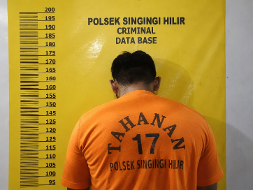 Pria di Kuansing Ditangkap Polisi Usai Diduga Pukul Perempuan Pakai Senter