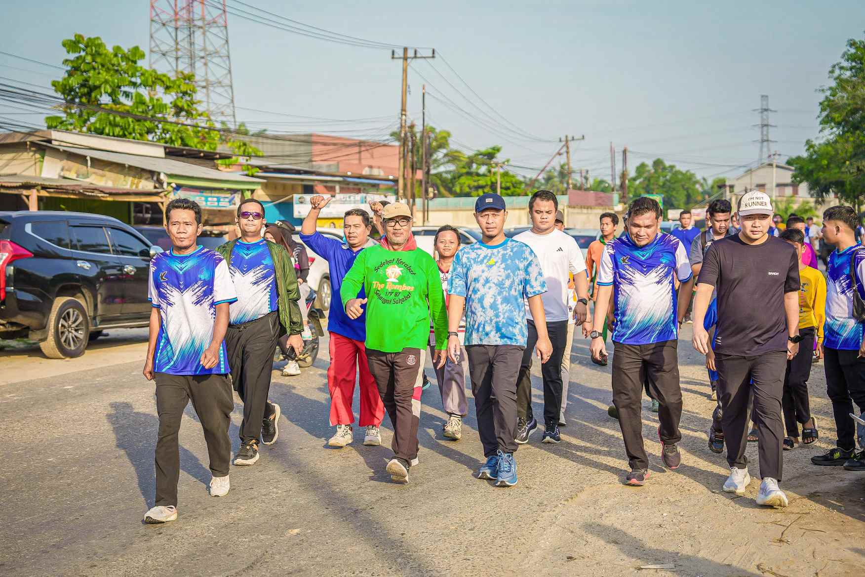 Wako Agung Rayakan HUT Pekanbaru di Kulim, Ribuan Warga Ikuti Jalan Santai dan Festival Olahan Ubi