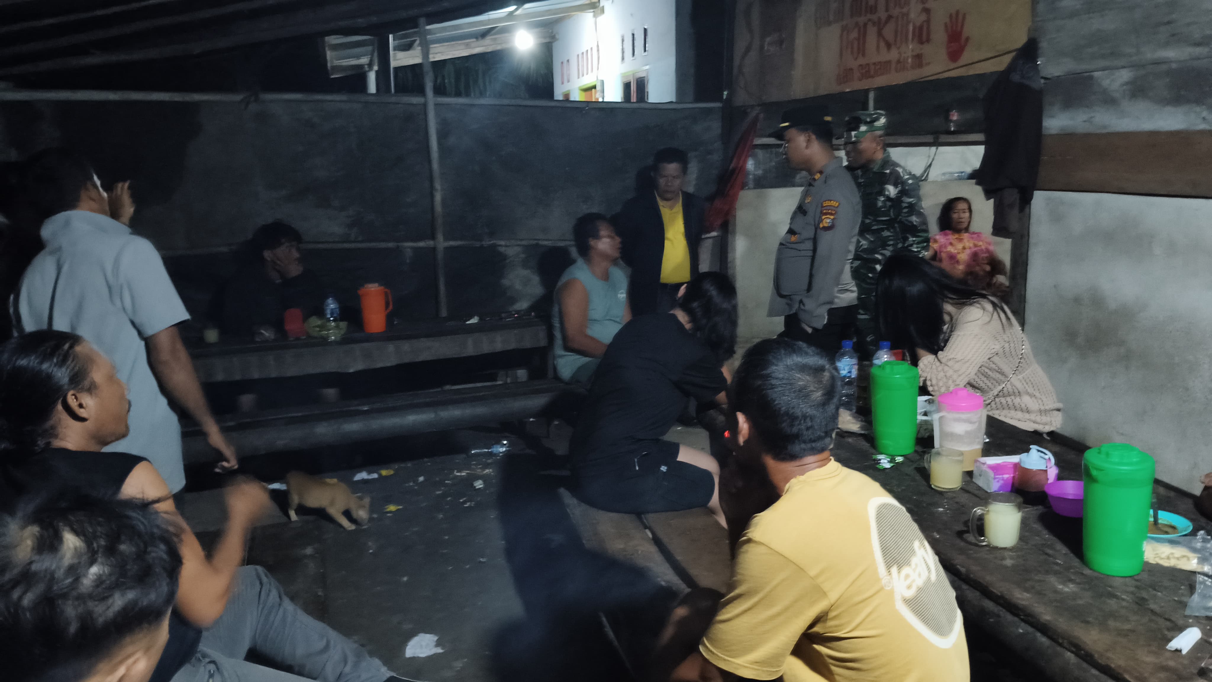 TNI-Polri dan Upika Patroli Malam di Rohil, Jaga Kamtibmas Rimba Melintang