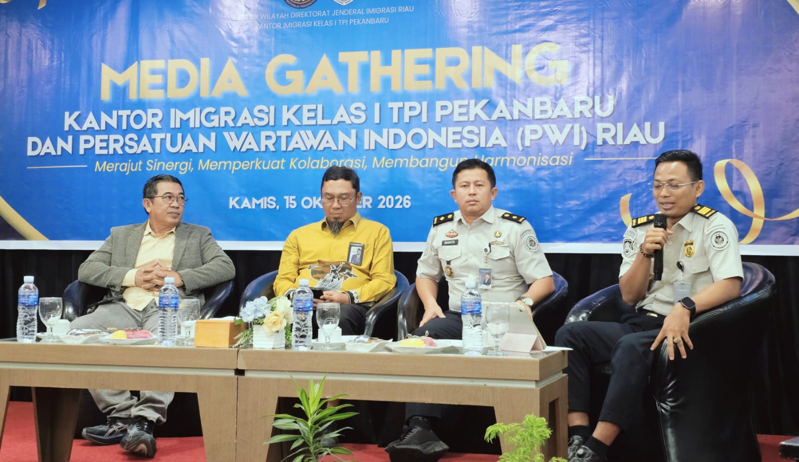 Kantor Imigrasi Pekanbaru Terbuka Terhadap Kritik dan Saran Insan Media
