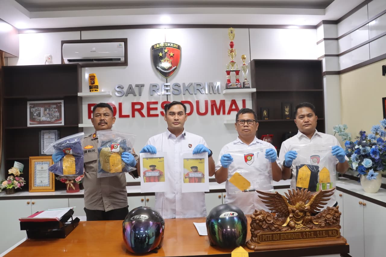Tusuk Warga Dumai Gegara Tersinggung, Dua Pelaku Diamankan di Siak