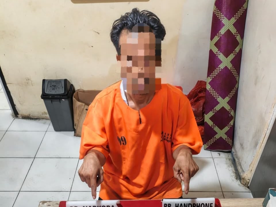 Kurir Sabu 100,54 Gram Ditangkap Polres Kampar di Tapung