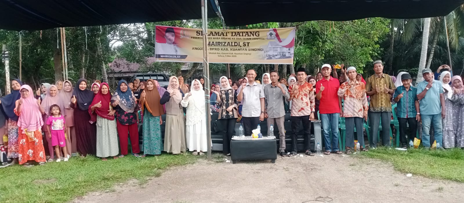 Reses di Dua Desa, Anggota DPRD Kuansing Mairizaldi Serap Aspirasi Infrastruktur