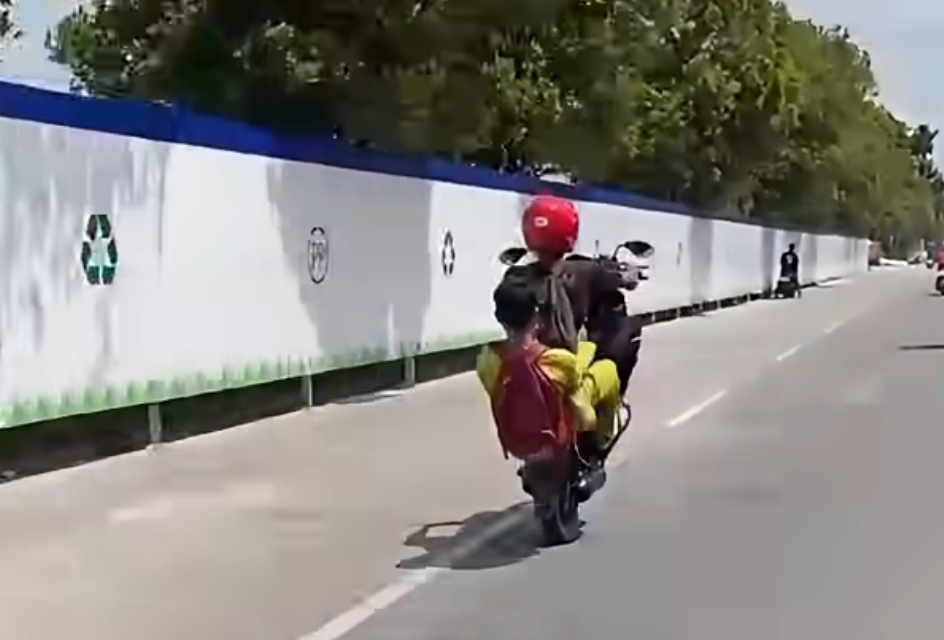 Aksi Trek-trekan Pelajar di Jalan Naga Sakti Resahkan Pengguna Jalan, Tim RAGA Diterjunkan
