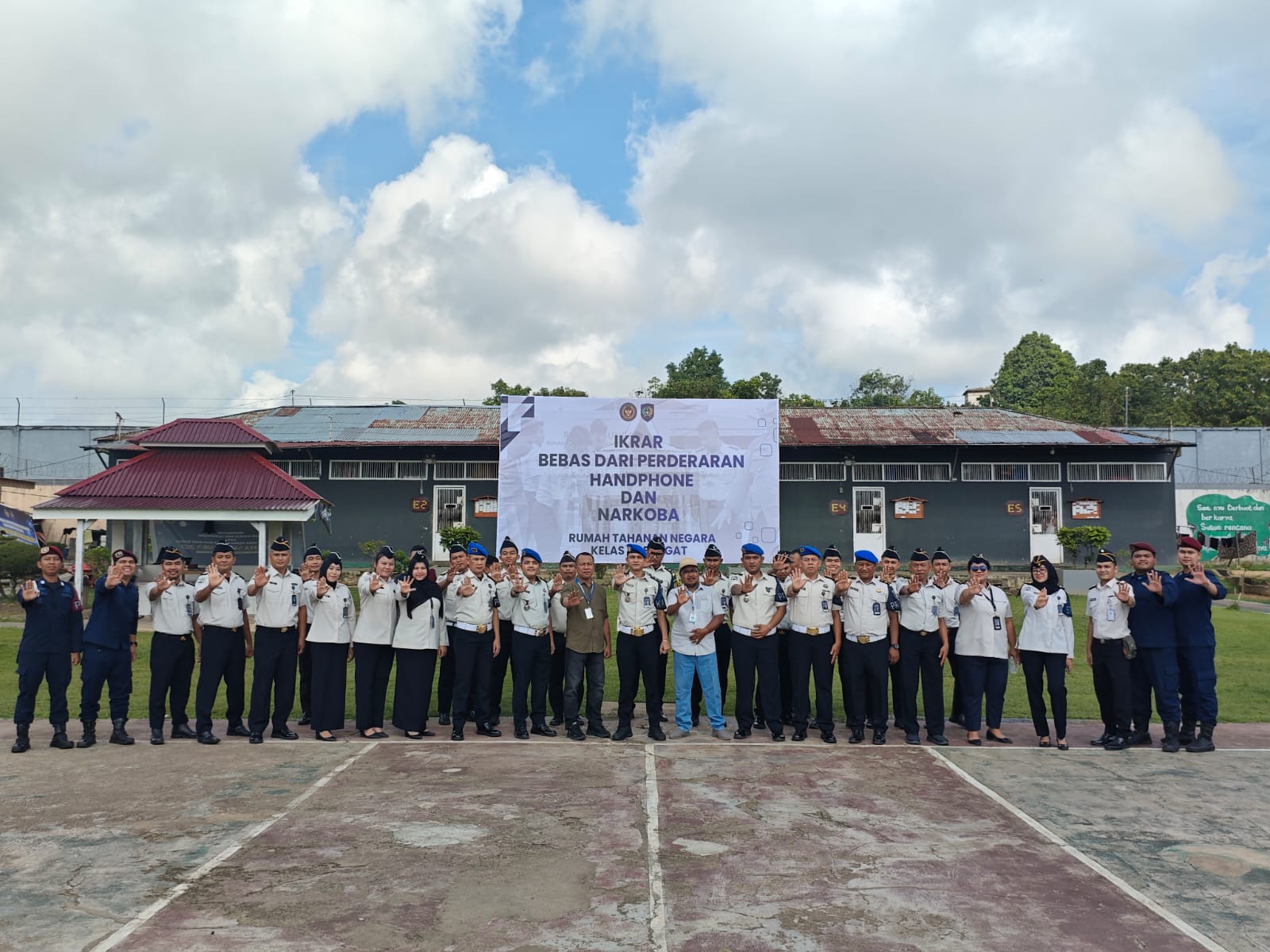 Rutan Rengat Ikrar Bebas Handphone dan Narkoba