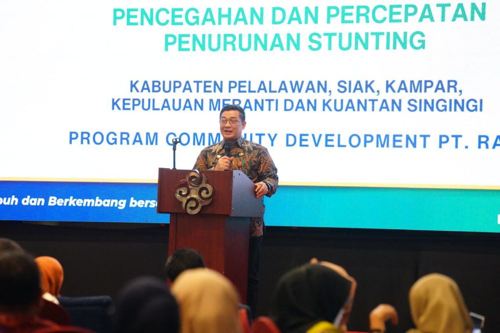 Fokus Lima Daerah, Pemprov Riau Dukung Peran RAPP Dalam Intervensi Penurunan Stunting